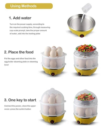 Double Layer Egg Boiler